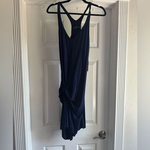 Midi navy dress. Size medium new with tags